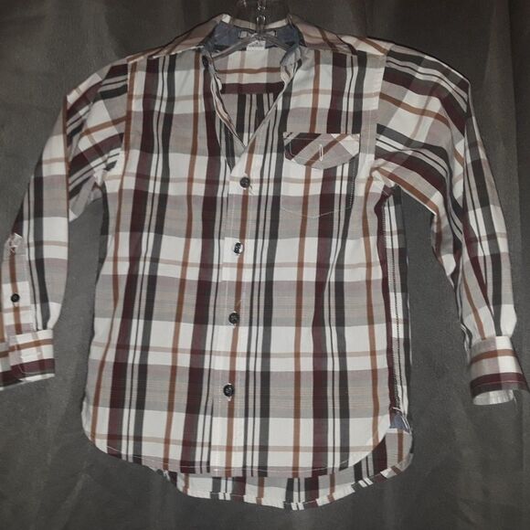 Hartstrings plaid button down - Picture 2 of 5